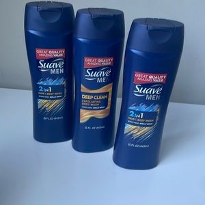 Suave Men Body Wash Bundle 3